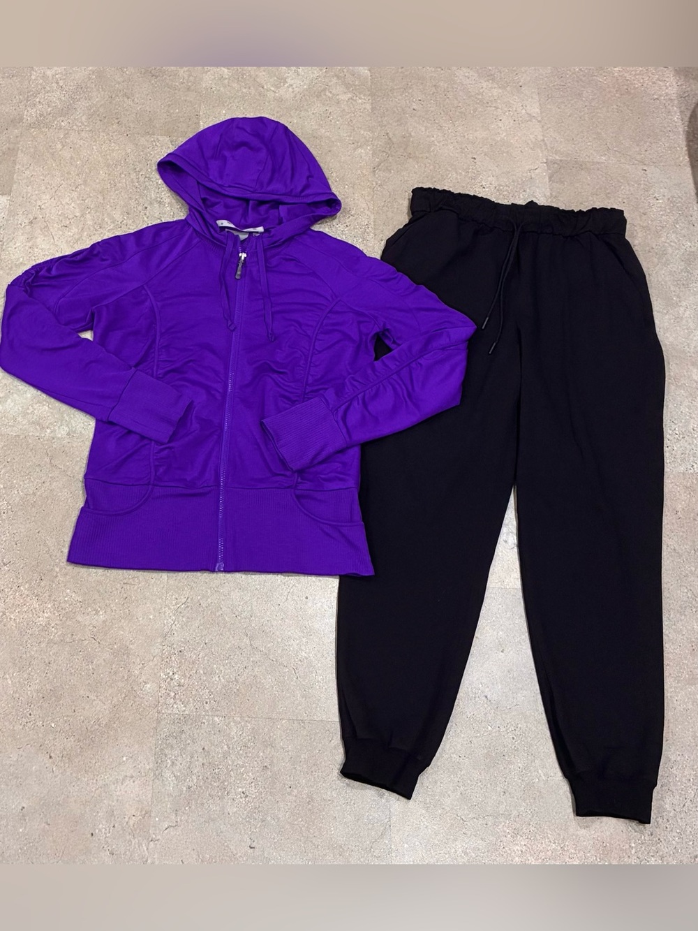 Womens LULULEMON/ATHLETA Jogger Pants & Athletic Jacket, sz 8